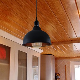 LEDSone Metal Ceiling Lamp Shade Black Inner Gold 21cm Easy Fit Light Pendant Modern Ceiling Lighting Shade for Bedroom Pendant Light Shade Restaurant Industrial Light Shade Ceiling Pendant