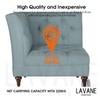 La Vane 6 inch Wooden Furniture Legs, 4PCS Soild Wood