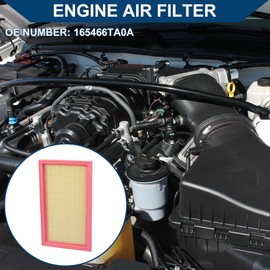 Hihaha Motorluftfilter Nr. 165466TA0A für Nissan Pathfinder 3.5L 2022-2024 Langzeit-Filterelement Luftreiniger 1 Stück