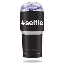 MightySkins Skin Compatible with Pelican Tumbler 22 oz – Selfie 2 | Protective, Durable, and Unique Vinyl Decal wrap Cover | Easy to Apply, Remove, and Change Styles | Made in The USA