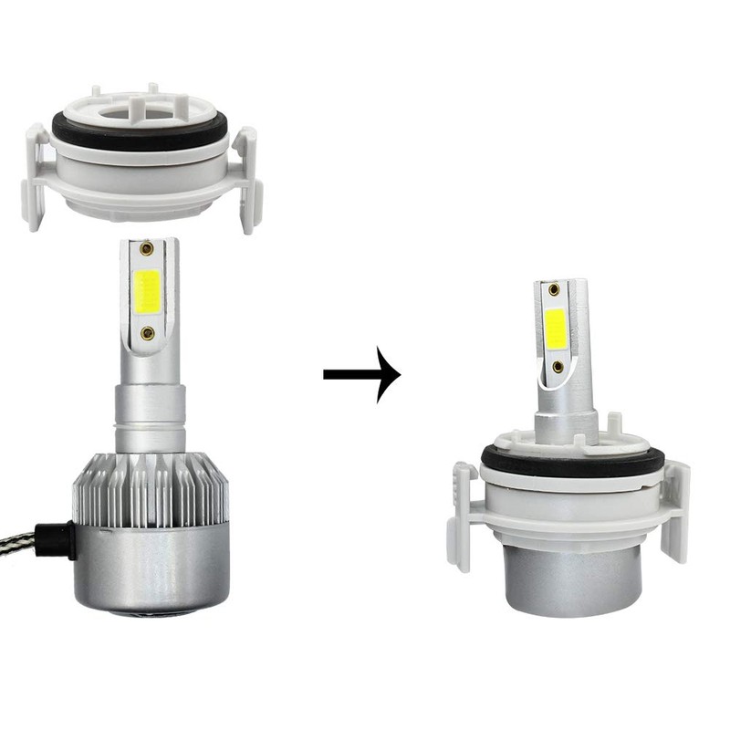 HUIQIAODS H7 HID LED Headlight Bulb Adapter Base Holder Socket