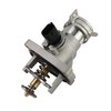 temproad Engine Coolant Thermostat Housing Assembly With Clamp Compatible With