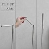JOMANDAN 304 Stainless Steel Freestanding Toilet Paper Holder with Marble