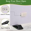 Fursafe&Q Rubber Door Stopper Wedge with Holder - Child-Safe Stackable
