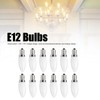 10pcs E12 LED Bulb 1.5W Warm White Lamp for Chandelier