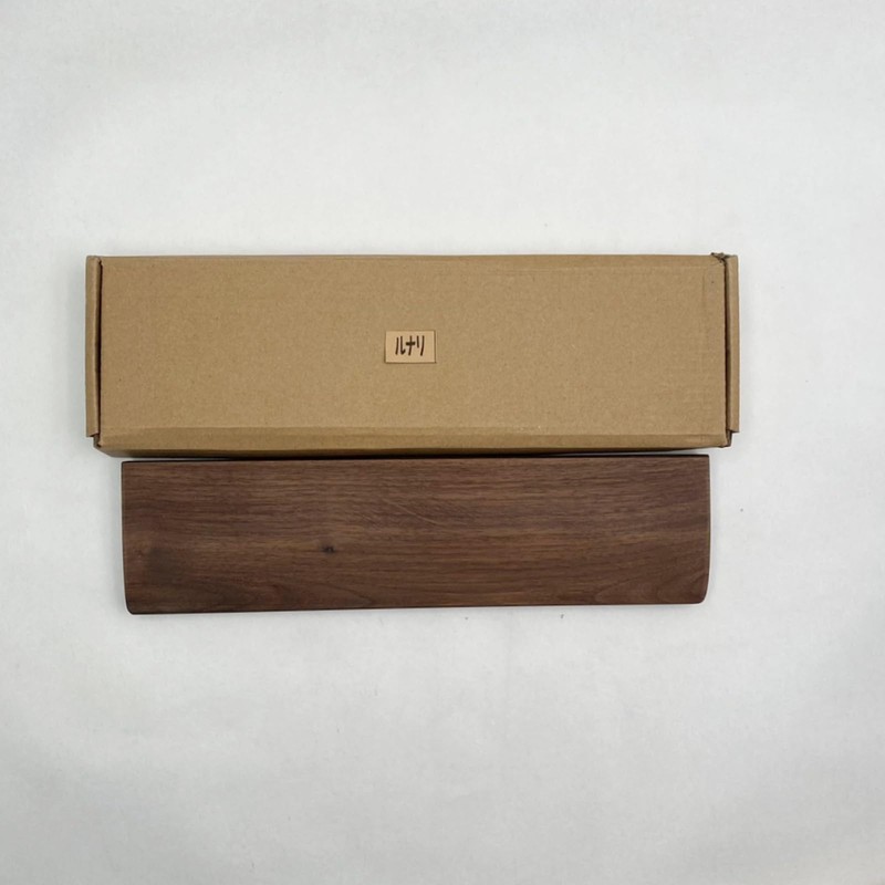 Lunari Wooden Wrist Rest Armrest with Anti-Slip Walnut Palm Rest