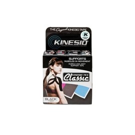 Kinesio Taping - Elastic Therapeutic Athletic Tape Tex Classic - Black – 2 in. x 13 ft