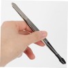 Healeved 10pcs Stainless Steel Craft Tweezers Precision Flat Head Tweezers