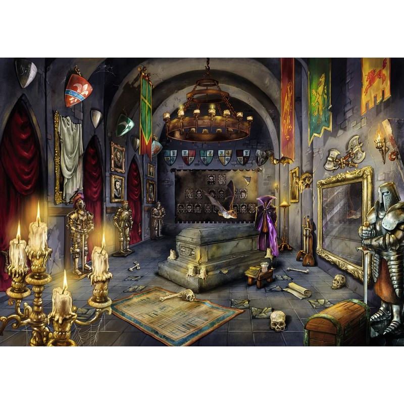 Ravensburger Escape Puzzle Vampire's Castle - 759 Piece Immersive Jigsaw
