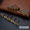 EASYIKI 30 Pieces Copper Wire Brushes, Wire Brush Wheel, Copper