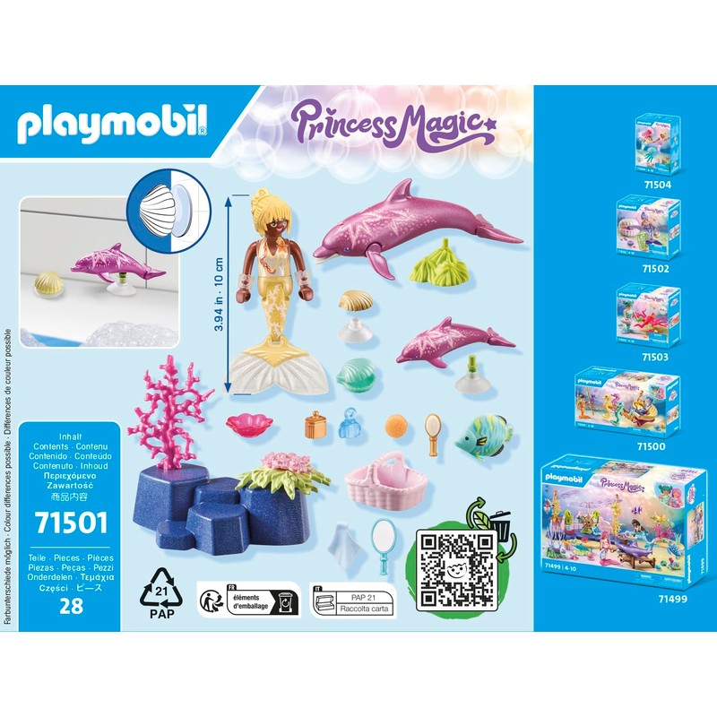 Playmobil 71501 Sirena con Delfines