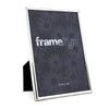 Frametigo Silver Plated Thin Edge Photo Frame - Fits Photo