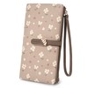 UTO Wallets for Women Wristlets PU Leather Card Holder ID