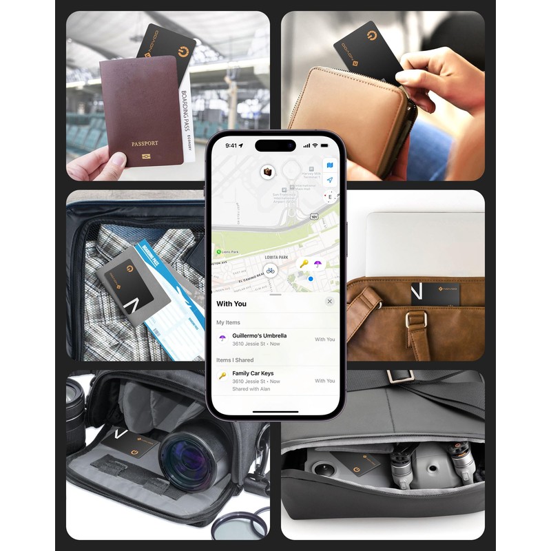 NOVOO Air Tag Card