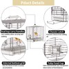 YOOSO WING Bird Carrier Travel Cage - Stainless Steel Portable
