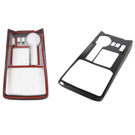 Voodonala for Toyota 4Runner Gear Shift Panel Cover Center Console Interior Trim for Toyota 4Runner SUV 2010-2019(Carbon Fiber Black,1PC,ABS)