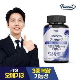 Purnit 퍼니트 리얼 알티지(rtg) 오메가3 90캡슐 (3개월분) Furnit Real RTG Omega 3 90 Capsules (3 Months Supply)