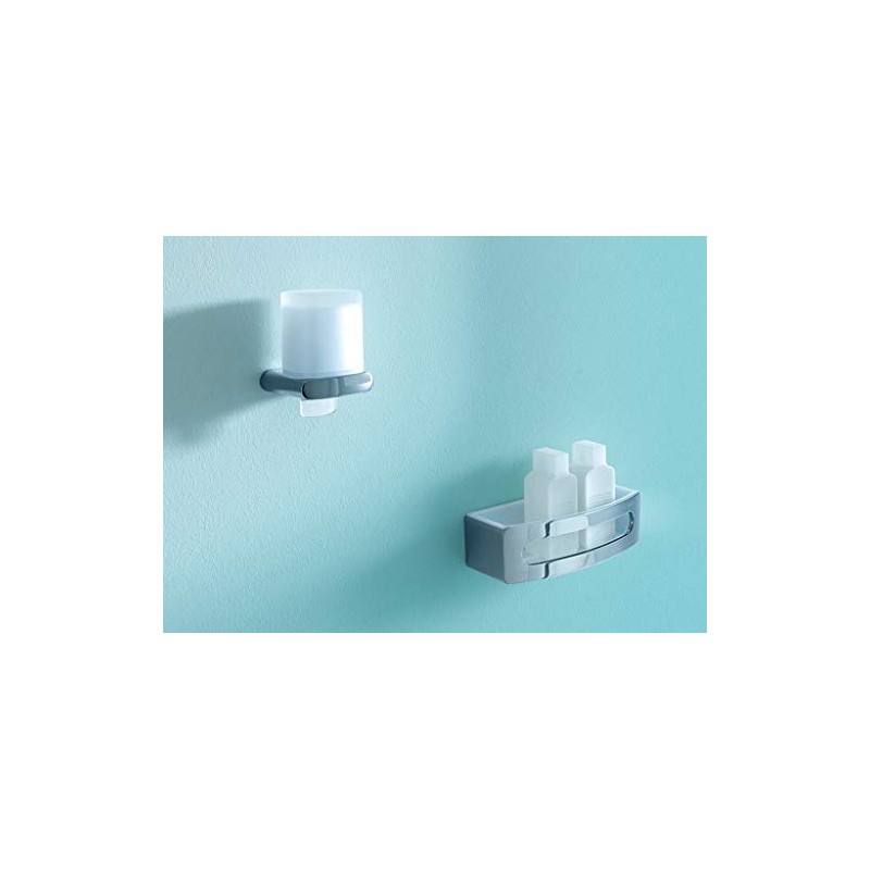 Keuco Elegance Set, Plastic, 11652010100 Lotion Dispenser Holder Pump Chrome-Plated