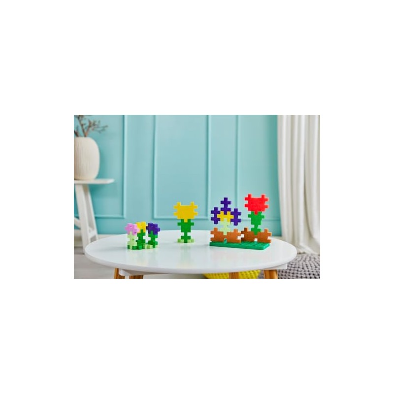 PLUS PLUS Big Activity Set, Flowers, 40 Piece - Construction