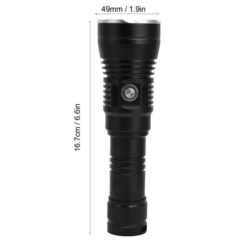 XHP70 3500lm Diving Flashlight Aluminum Alloy Professional 100m IP68 Underwater