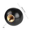 Hilitand 5pcs Bakelite Ball Lever Knob, Ball Knob Handles, Black