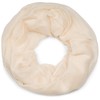 styleBREAKER 01018090 Elegant Plain Glitter Loop Scarf, Plain Colour, Tube