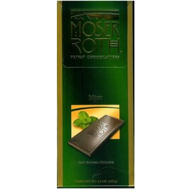 Moser Roth Privat Chocolatiers Mint Dark European Chocolate, 4.4 Ounce