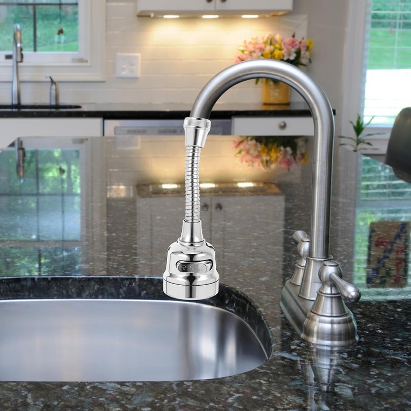 Extensor de Grifo Giratorio 360 Grados para Cocina y Baño