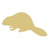 Beaver Cutout Unfinished Wood Dam Builder Rodent Animal Zoo Mammal
