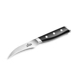 All-Clad Forged German Stainless Steel Curved Paring Knife 3.5 Inch, Fully Forged, Expert Precision, Home Kitchen Knife, Cook Tool, Kitchen Tool, Cookware Utensil, Ultra Sharp Knives