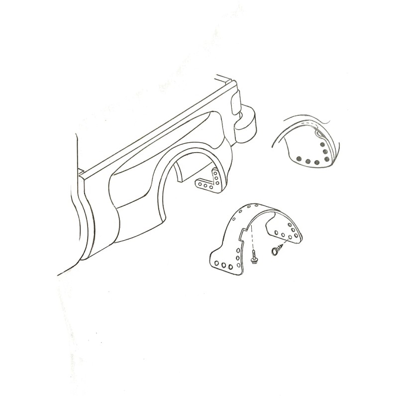 BOSTON BUDDY ™ Ford Dually F250 F350 Rear Wheel Splash
