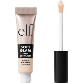 e.l.f. Soft Glam Satin Concealer, Medium Coverage For Blemishes & Under-Eye, Crease-Resistant, Long Lasting, Vegan & Cruelty-Free, 10 Fair Cool