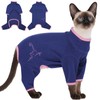 DENTRUN Cat Clothes for Hair Control with Hair Sticky Fabric