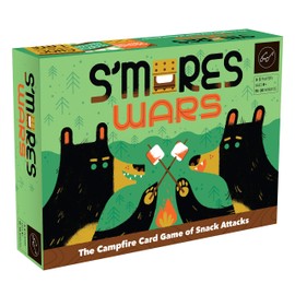 Chronicle Books S’Mores Wars: The Campfire Card Game of Snack Attacks (Competitive Card-Drafting Marshmallow Game for The Whole Family, Fast & Fun Food-Themed Card Game),Multicolor