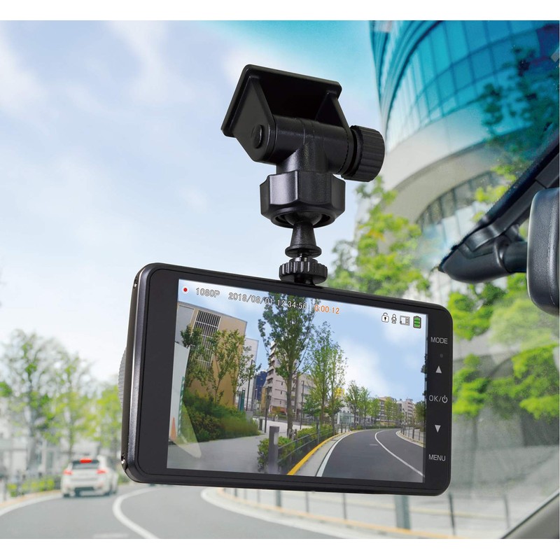Emplace NDR-RC175 Dash Cam (4-inch LCD/2 Megapixels/G Sensor Included) 16GB
