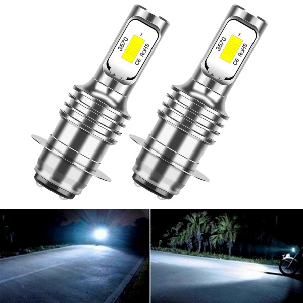 SHENKENUO LED Headlight Light Bulbs for Yamaha Banshee 350 1988-2002