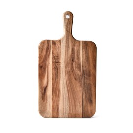 Acacia Wood Cutting Board - Wooden Kitchen Cutting Board for Meat, Cheese, Bread,Vegetables &Fruits- Charcuterie Board Cheese Serving Board with Handle,16" x 8.6”