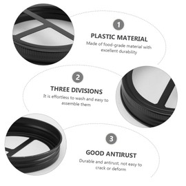 LABRIMP 1pc Stainless Steel Jar Lid Compartment for Jars for Organizing Toothbrushes Toothpaste and Bathroom Accessories Food-Grade Material