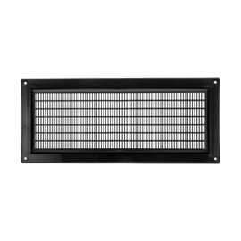 Vent Systems 5'' x 12" Inch Black Air Vent Cover Plastic Air Return Grill HVAC Vent Cover for Home Improvement Vent Duct Cover 130x300mm