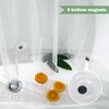 UFRIDAY 96 inches Shower Curtain Liner Long Clear, Waterproof PEVA,