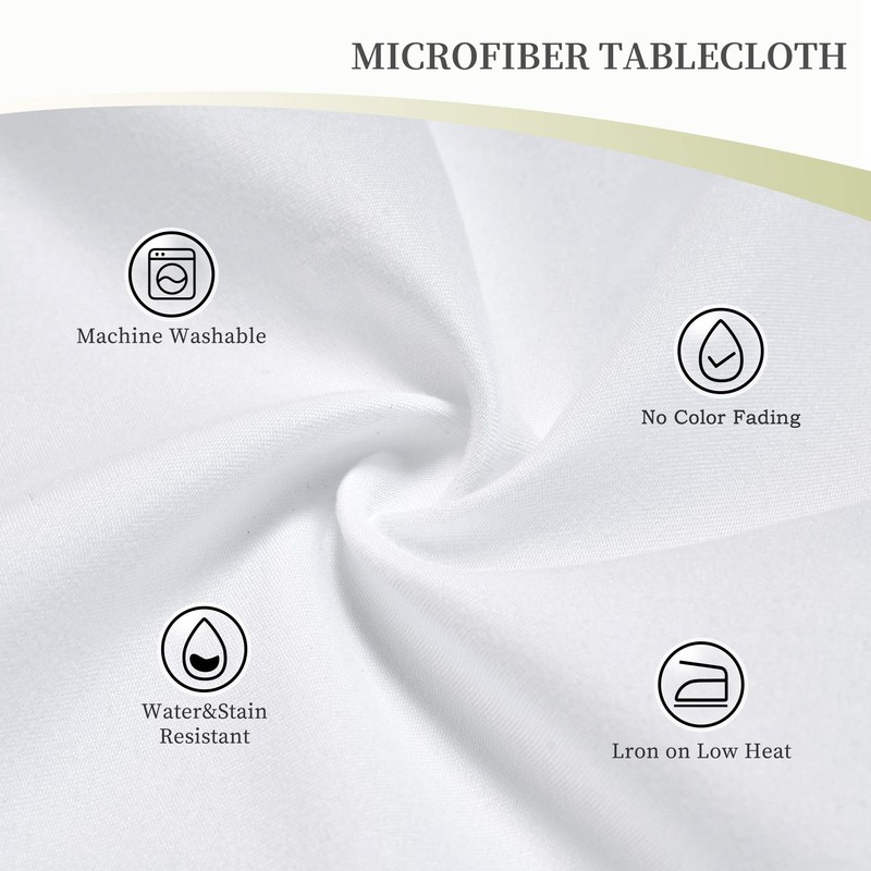 Ecixzyo Lemon Round Tablecloth 60 Inch Polyester Washable Table Cover