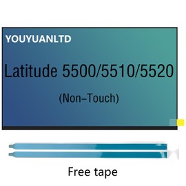 LCD Screen Replacement for DELL Latitude 5520 5510 5500 FHD 1920X1080P LED Non-Touch IPS Display （30Pin for Non-Touch）