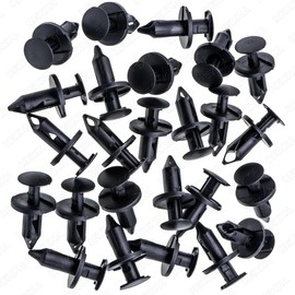 Rexka 25pcs Grille Push Pin Retainer Clips Fasteners Rivet 6503598 Compatible with 2007-2020 Jeep Wrangler & 05-10 Grand Cherokee WK