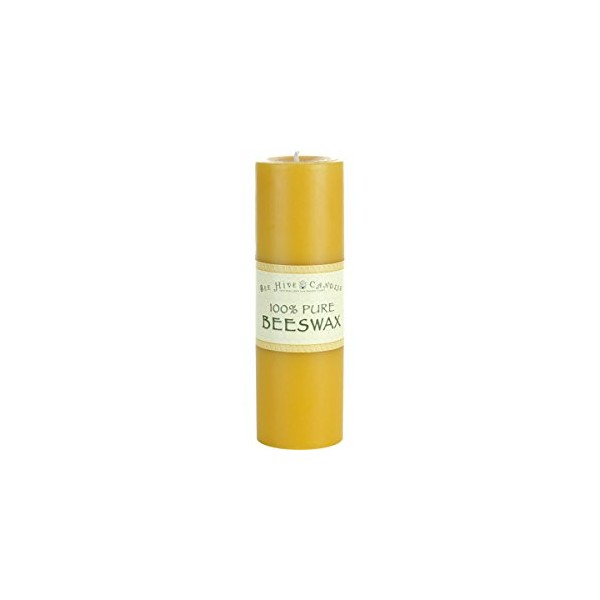 Bee Hive Candles 100% Pure Beeswax Pillar Candle (3" x