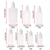 50pcs Lab Dropping Bottles,Squeezable Plastic Liquid Dropper Bottles,Empty Eye Liquid