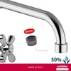 Schläfer 3460310 | Outlet Valve, Chrome-Plated Brass Body, Wall Mounting,