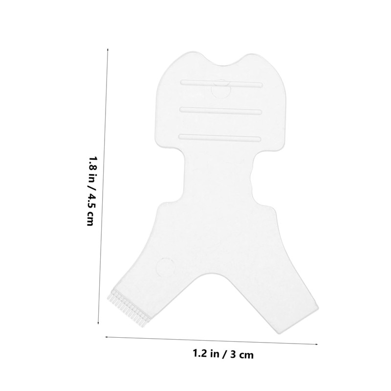 Healeved 50pcs Y-shaped Eyelash Curling Tool Multi-functional Applicator for Easy