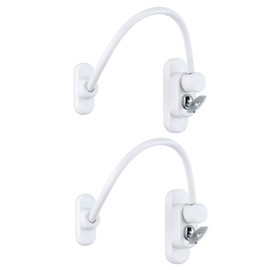 2 x Child Safety Window Safety Lock Children Baby Children Safe Cable Lock for Public and Commercial Home Applications with Wrenches