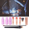 14pcs TIG Welding Kit AK2 Collet Cup Cap Tungsten 040in~3/32in