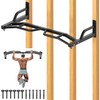 Kipika 48" Ceiling Mounted Pull Up Bar, Heavy Duty Multi-Grip